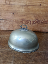 Antiek verzilverde cloche