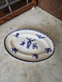 Beleg schaaltje potiche servies petrus regout