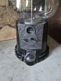 Kauwgomballen automaat zwart