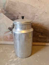 Oude aluminium melkbus 3 liter