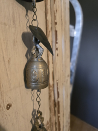 Antiek messing tempelbellen