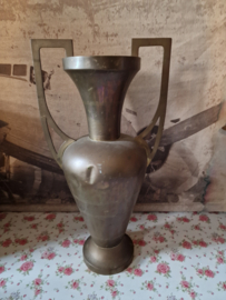 Art nouveau koperen oorvaas