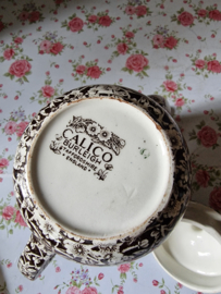 Koffiepot calico burleigh staffordshire