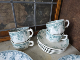 Lot antiek servies Andree societe ceramique maastricht