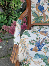 Oud dames stoeltje paradijsvogel