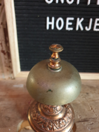 Antiek koperen hotelbel