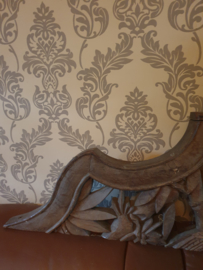 Antiek houten ornament kuif