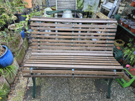 Oude parkbank tuinbank nr2