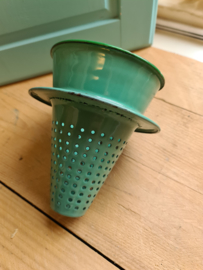 Mintgroen emaille koffiefilter