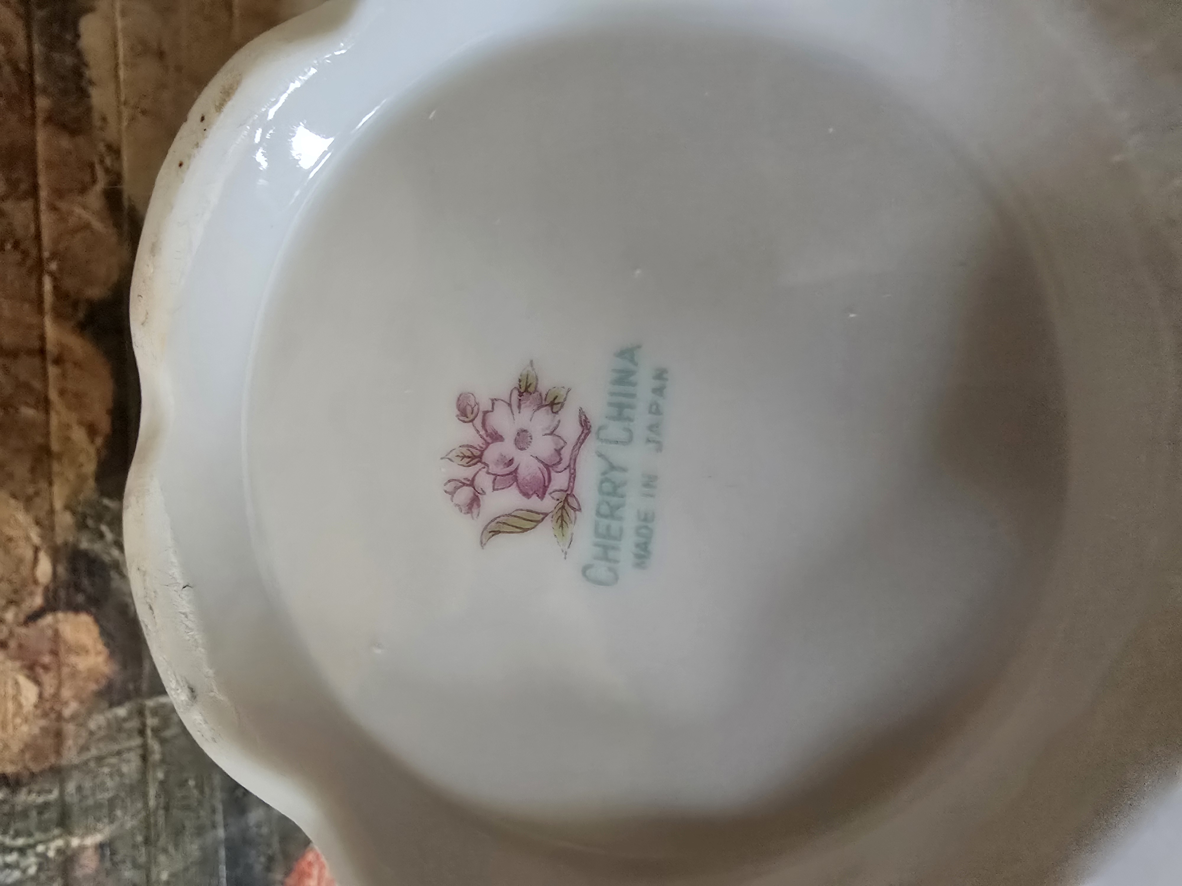 Theepot met roomstel cherry