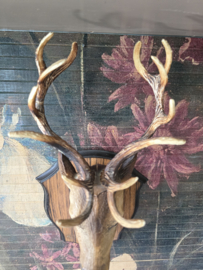 Vintage kunststof herten hoofd