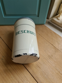 Crème emaille beschuitbus