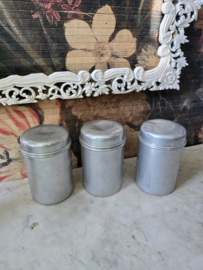 Aluminium koffie thee suiker bussen