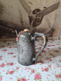 Antiek verzilverde koffiepot J H Potter