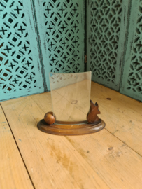 Art deco fotolijstje gebogen glas nr1