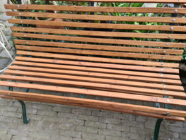 Oude parkbank tuinbank