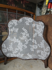 Oude houten raamhor bloemetjes nr52