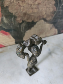 Bronzen beeldje Afrikaans
