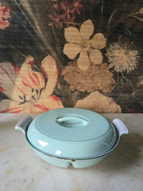 Mintgroen DRU emaille serveerschaal