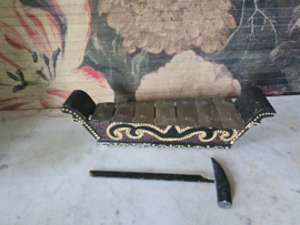 Beschilderd houten gamelan xylofoon