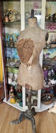 Antieke stockman paspop buste 46