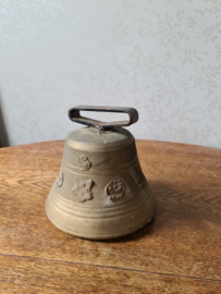 Oude bronzen koeienbel