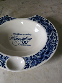 Delfts blauw scheerbekken scheerkom