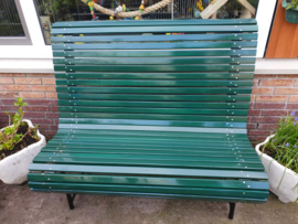 Oude tuinbank parkbank