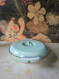 Mintgroen DRU emaille serveerschaal