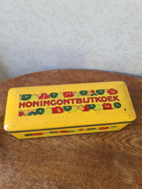 Oud honing ontbijtkoek blik verkade