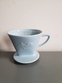 Pastel blauwe koffiefilter melitta 102