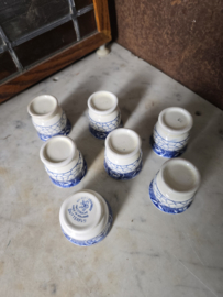 Eierdopjes met onderbord butterflij servies