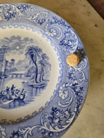 Antiek engels warmhoudbord Rhine