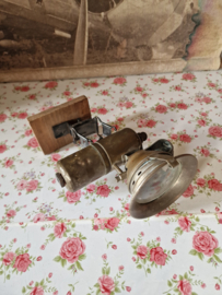 Antieke luxor carbid fietslamp