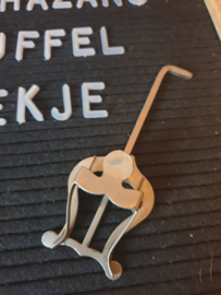 Oude metalen muziek papierklem