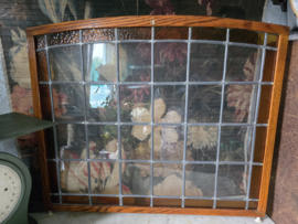 Oud glas in lood raam