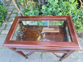 Antieke engelse tafelvitrine