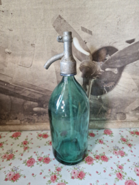 Blauw groen glazen spuitfles nr3