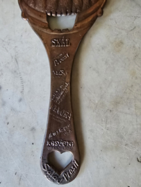 Koperen cheerio opener