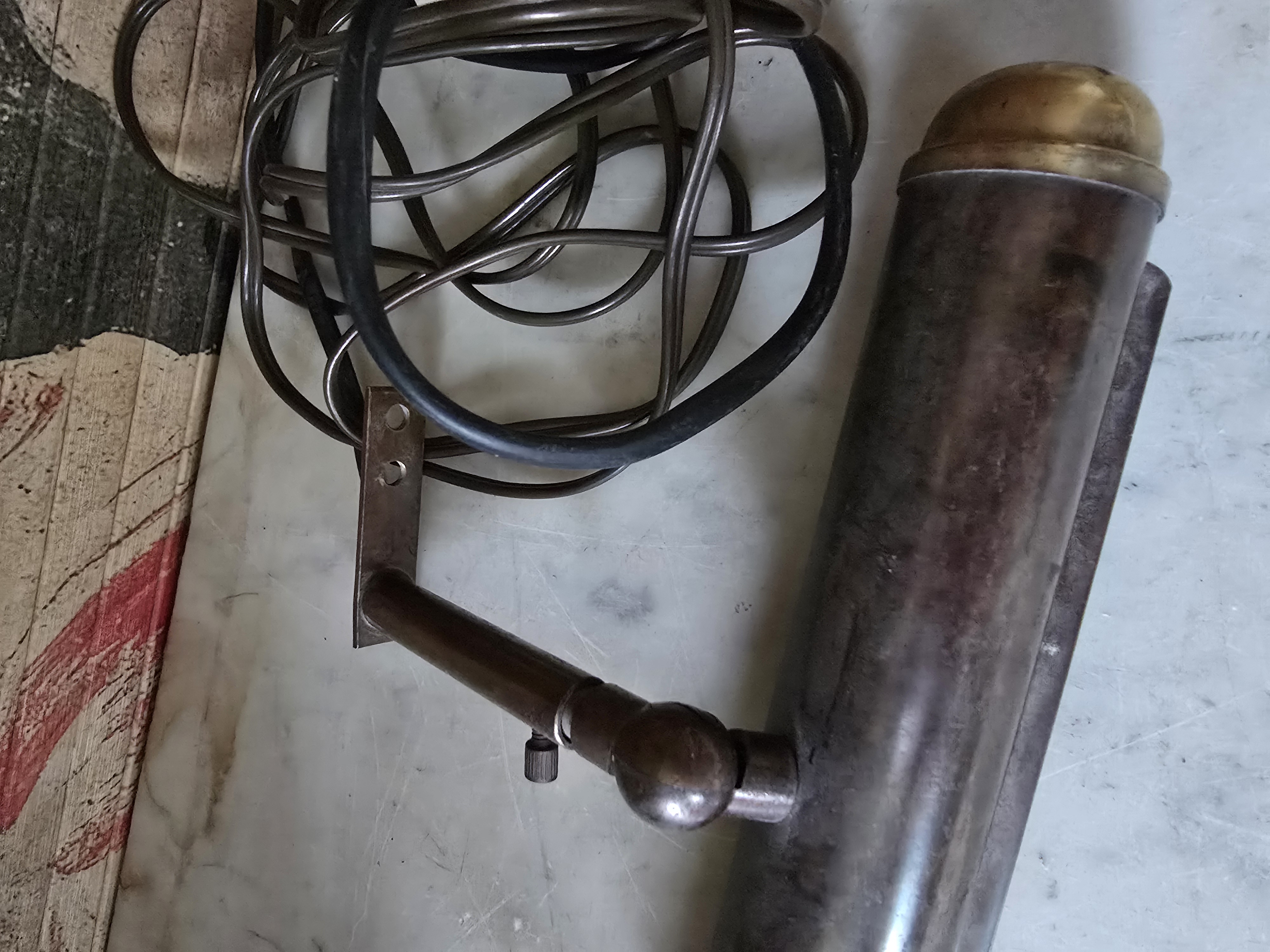 Koperen pianolampje schilderijlampje