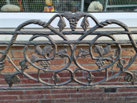 Antiek frans gietijzeren tuinbankje