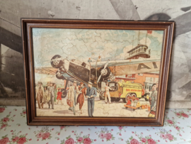 KLM Shell reclame puzzel