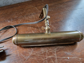 Oud koperen pianolampje nr1