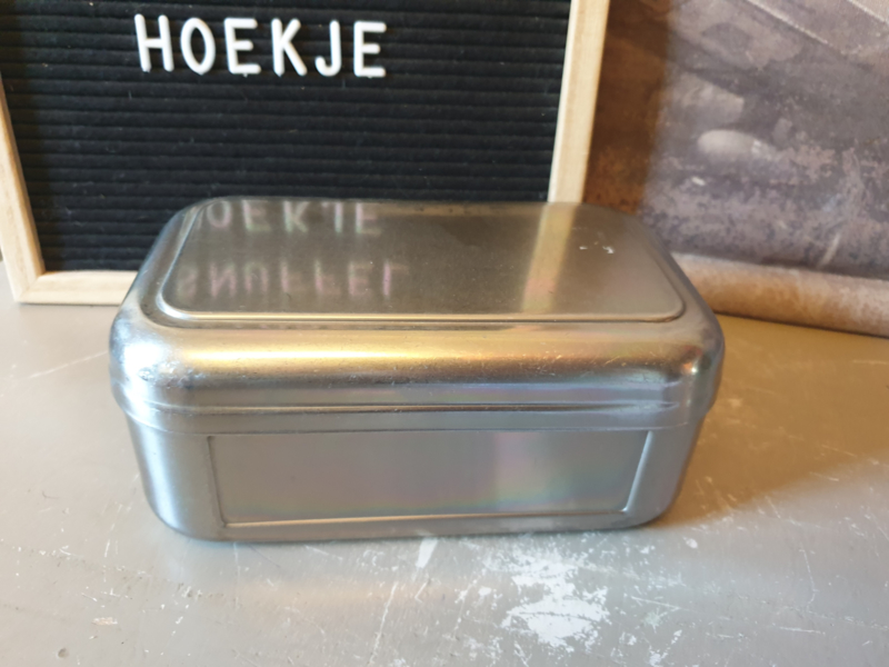tandarts Burgerschap Malawi Metalen lunchbox lunchtrommel trommel | verkocht! | balthazars snuffelhoekje