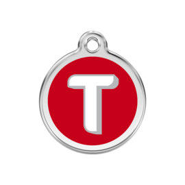 Letter T Rood-Medium 30mm