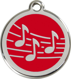 Muziek (1MU) Rood - Small 20mm