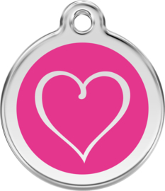 Tribal Heart (1TH) Hot Pink - Small