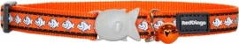 Halsband Kat - Reflective Oranje