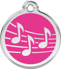 Muziek (1MU) Hot Pink - Small 20mm