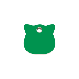Kattenkopje Plastic (4CH) Groen